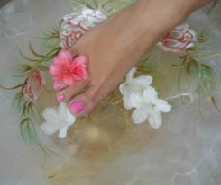 Feet with Flower - Massage Therapy, Stress Relief in Mount Laurel, NJ